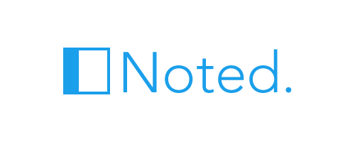 Noted blue logo